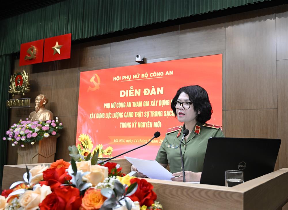 Phát huy vai trò Phụ nữ Công an tham gia xây dựng Đảng, xây dựng lực lượng